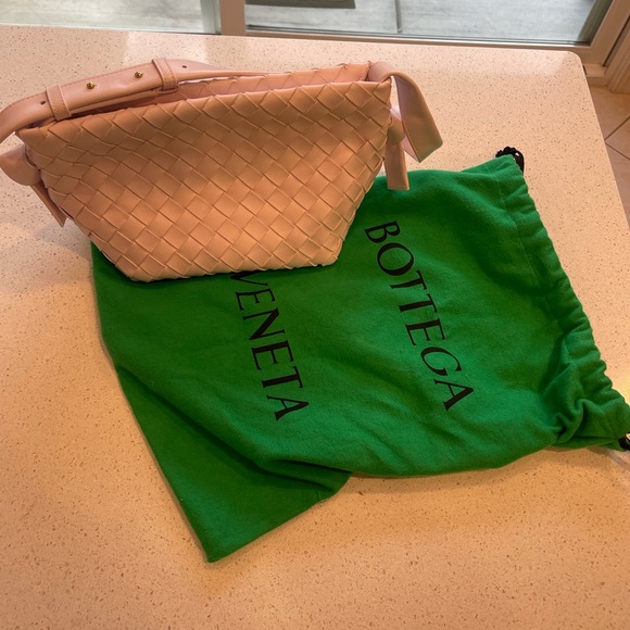 RARE soft pink Authentic NEW Bottega Venenta Bag - Picture 2 of 8